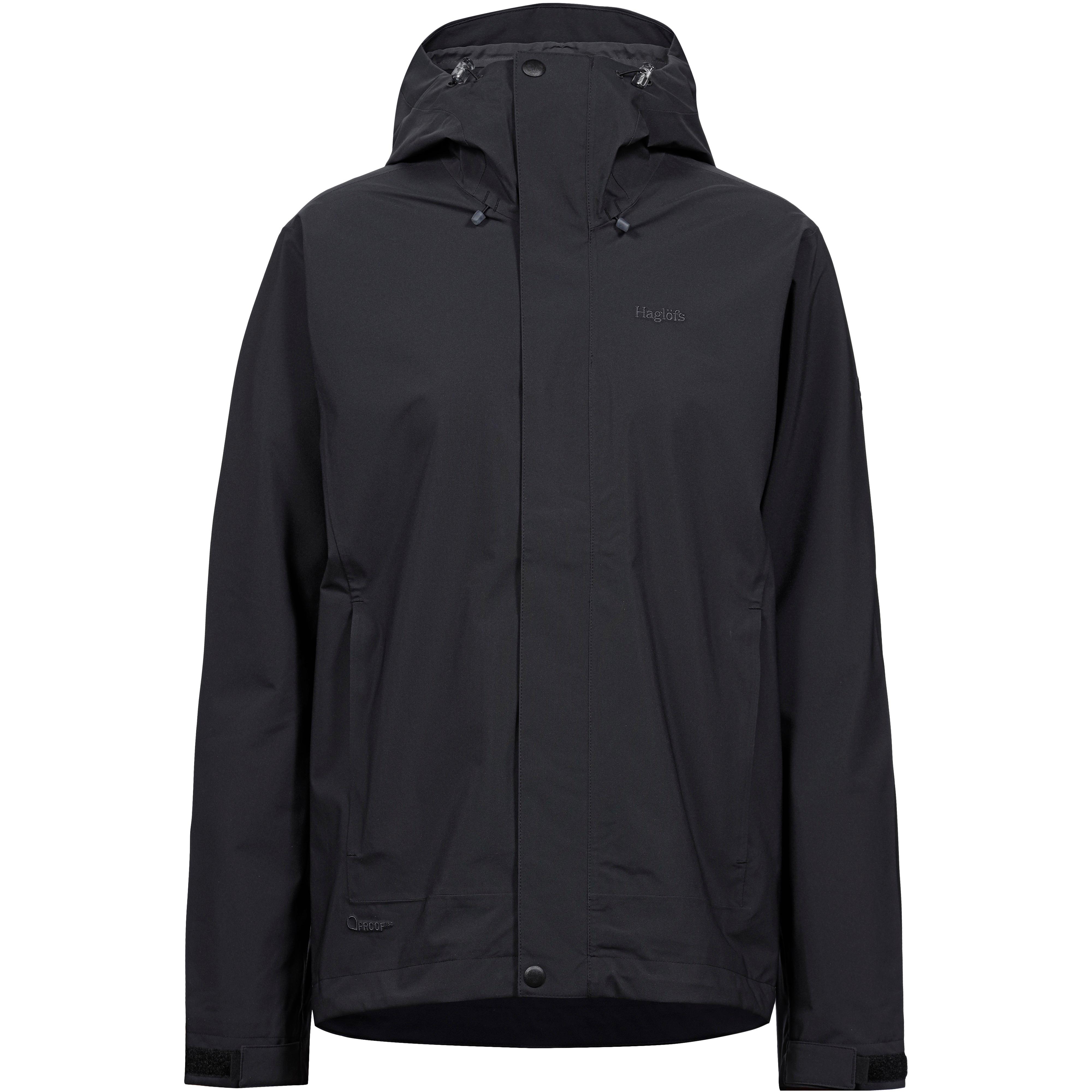 Haglöfs Breeze Proof Hardshelljacke Polyester Schwarz
