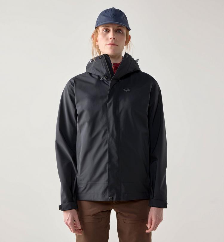 Hagl&ouml;fs Hagl&ouml;fs Breeze Proof Hardshelljacke Damen - true black - 0 | SportScheck