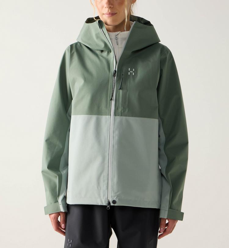Hagl&ouml;fs Hagl&ouml;fs Front Proof II Hardshelljacke Damen - chlorophyll green-dew green - 0 | SportScheck