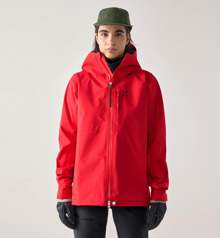 Hagl&ouml;fs Hagl&ouml;fs Front Proof II Hardshelljacke Damen - bright red - 0 | SportScheck