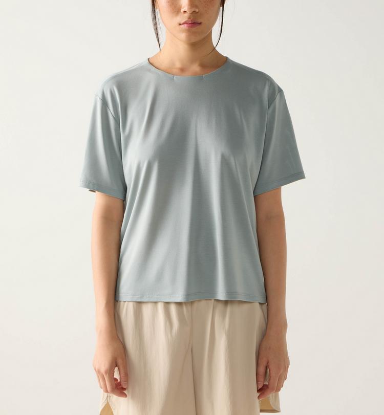 Hagl&ouml;fs Hagl&ouml;fs L.I.M Delta Crop Funktionsshirt Damen - dew green melange - 0 | SportScheck