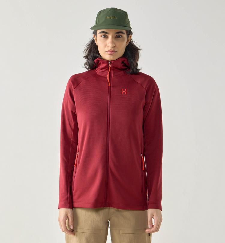 Hagl&ouml;fs Hagl&ouml;fs Korp Fleecejacke Damen - carmine red - 0 | SportScheck