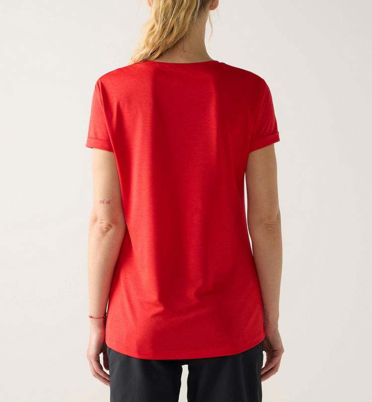 Hagl&ouml;fs Hagl&ouml;fs Ridge Hike Funktionsshirt Damen - bright red - 1 | SportScheck