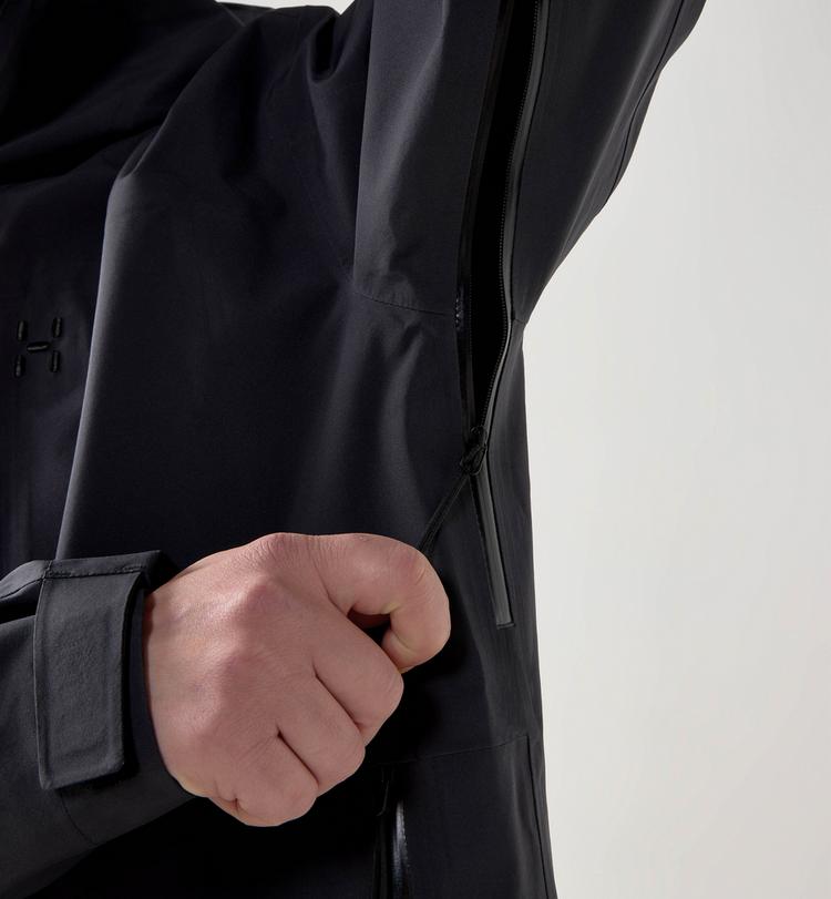 Hagl&ouml;fs Hagl&ouml;fs Front Proof II Hardshelljacke Herren - true black - 4 | SportScheck