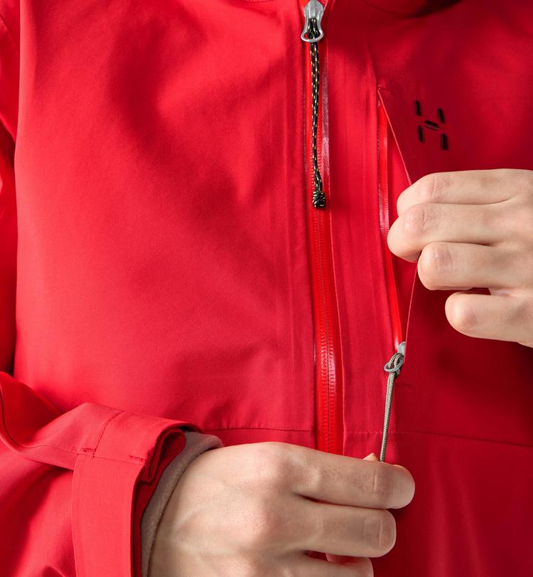 Hagl&ouml;fs Hagl&ouml;fs Front Proof II Hardshelljacke Damen - bright red - 5 | SportScheck