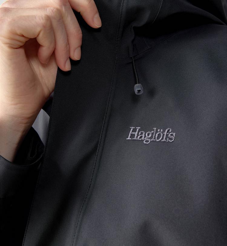 Hagl&ouml;fs Hagl&ouml;fs Breeze Proof Hardshelljacke Damen - true black - 9 | SportScheck
