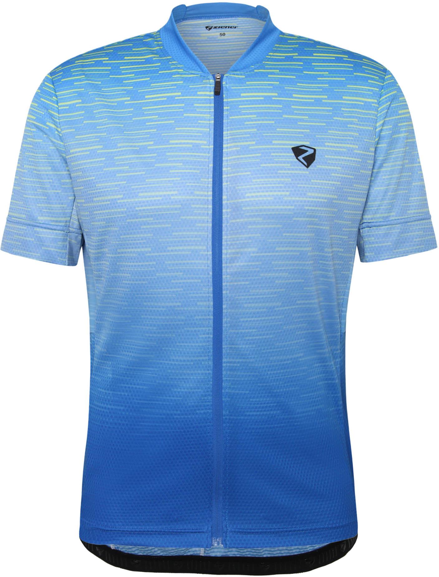 Ziener Radtrikot Front-Zipper Mesh Elastisch Dunkelgrün