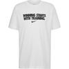 Nike DF Funktionsshirt Herren - white-black