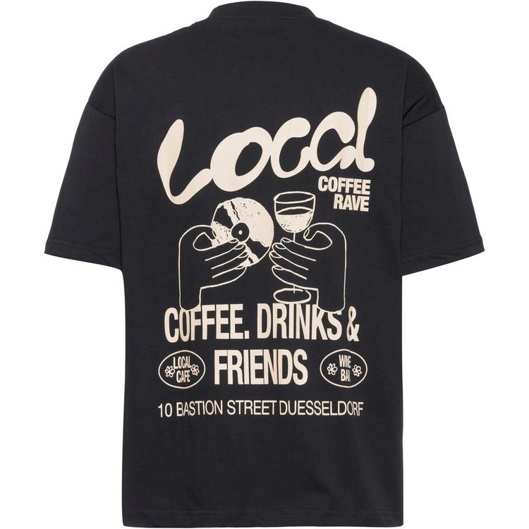 Another Cotton Lab Another Cotton Lab Local Rave T-Shirt - black - 0 | SportScheck