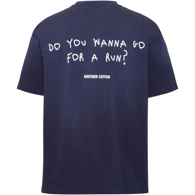 Another Cotton Lab Another Cotton Lab Wanna Go Washed T-Shirt - blue - 0 | SportScheck