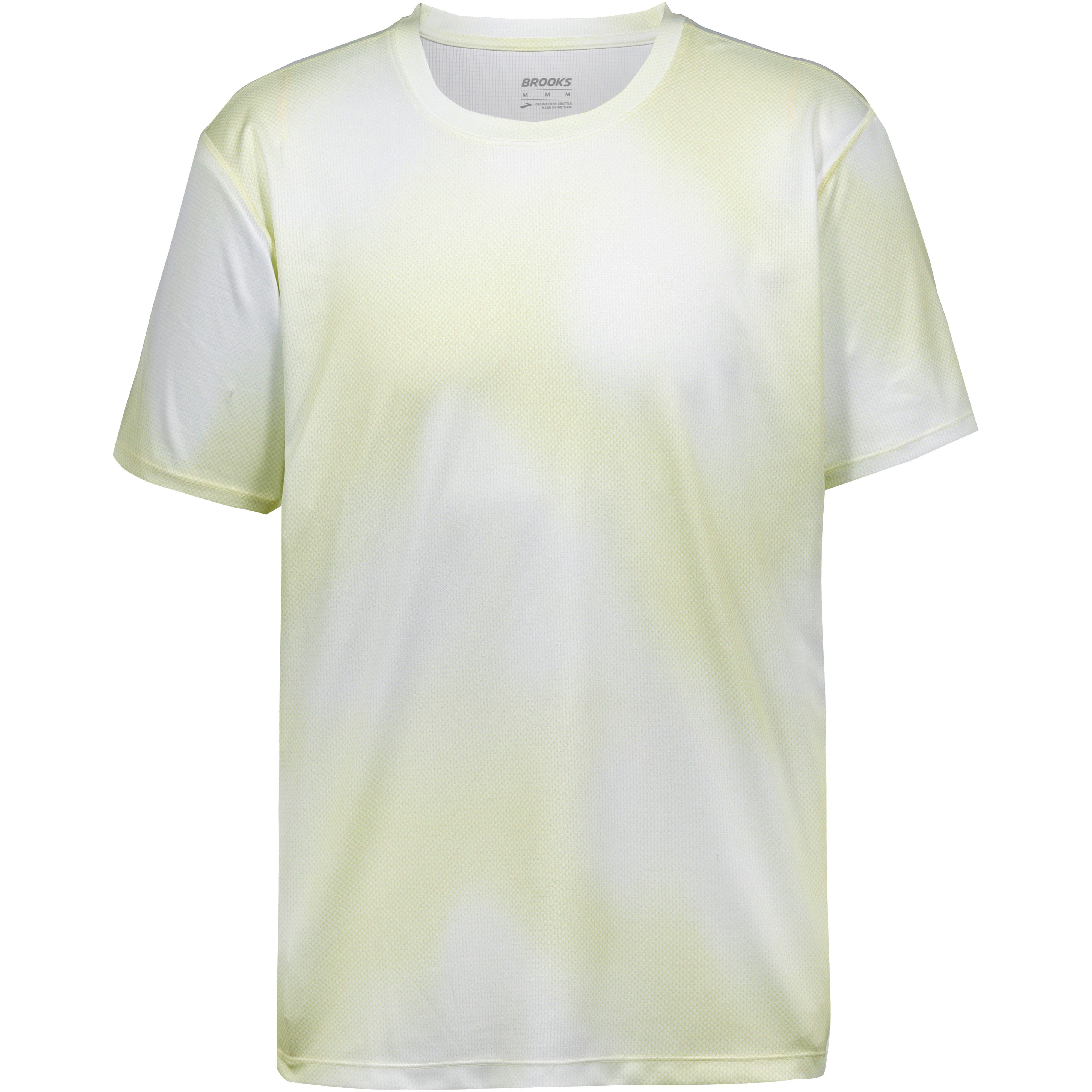 Brooks Laufshirt Luminary Schweißableitend UPF 4 Gelb