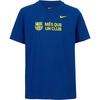 Nike FC BARCELONA T-Shirt Kinder - gym blue