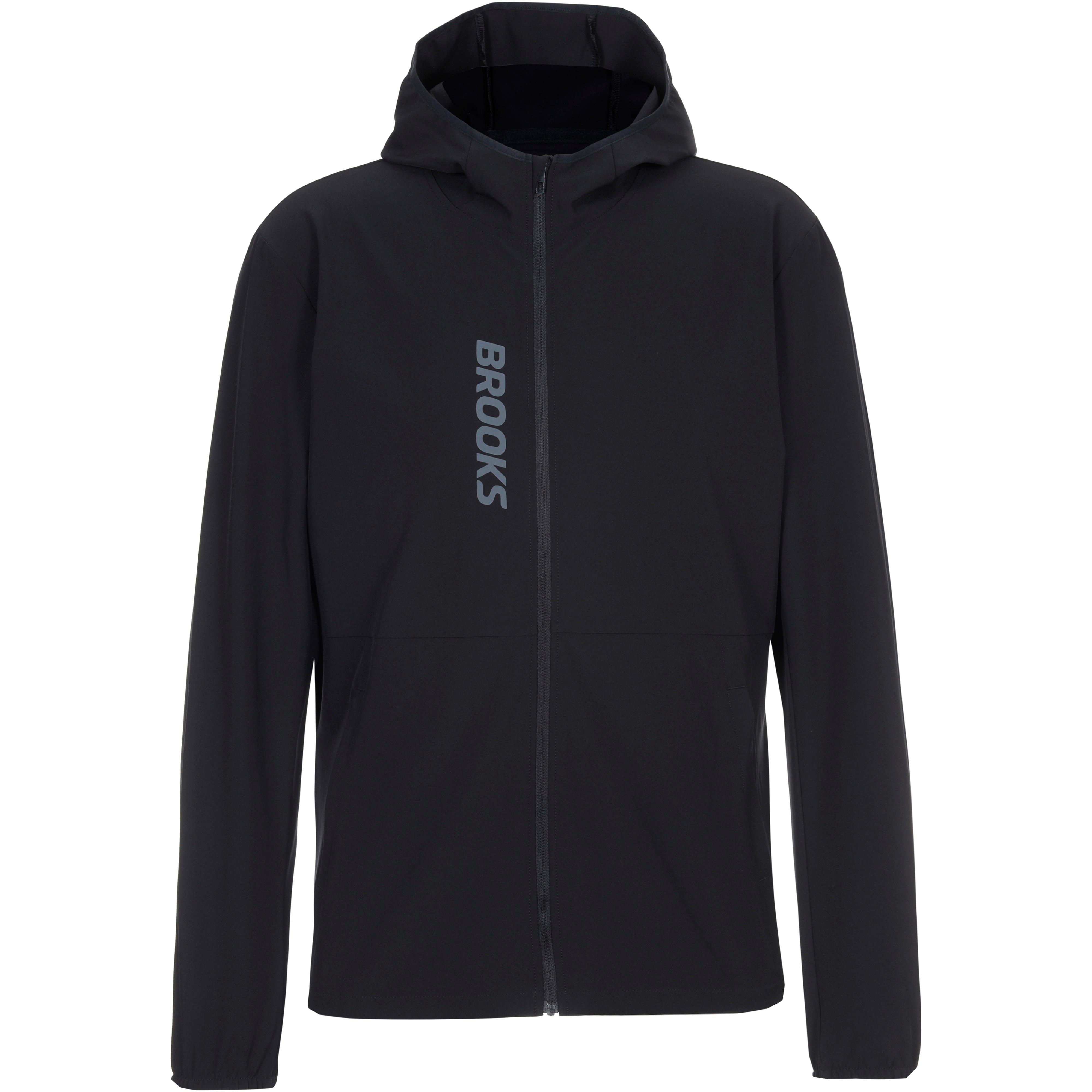 Brooks Jacke Wind- Und Wasserabweisend 4-Wege-Stretch Dunkelrot