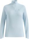 Odlo ESSENTIAL 1-2 ZIP Funktionsshirt Damen - baby blue