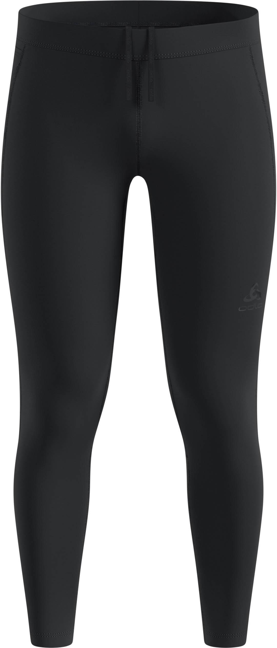 Odlo Herren Schwarz Essential Lauftights - Größe Extra Groß