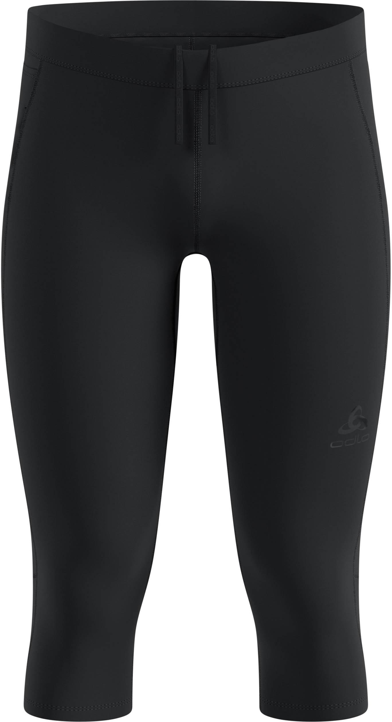 Odlo Lauftight 3/4 Stretch Kompression Schwarz