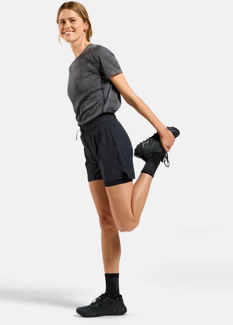 Odlo Odlo ZEROWEIGHT 3 INCH Laufshorts Damen - black - 2 | SportScheck