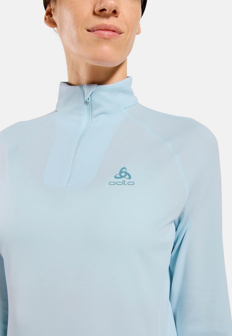 Odlo Odlo ESSENTIAL 1-2 ZIP Funktionsshirt Damen - baby blue - 3 | SportScheck