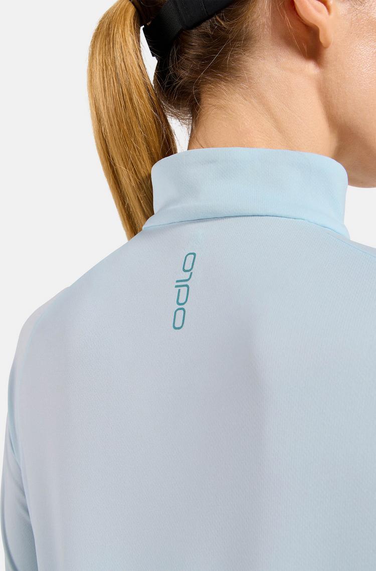 Odlo Odlo ESSENTIAL 1-2 ZIP Funktionsshirt Damen - baby blue - 4 | SportScheck