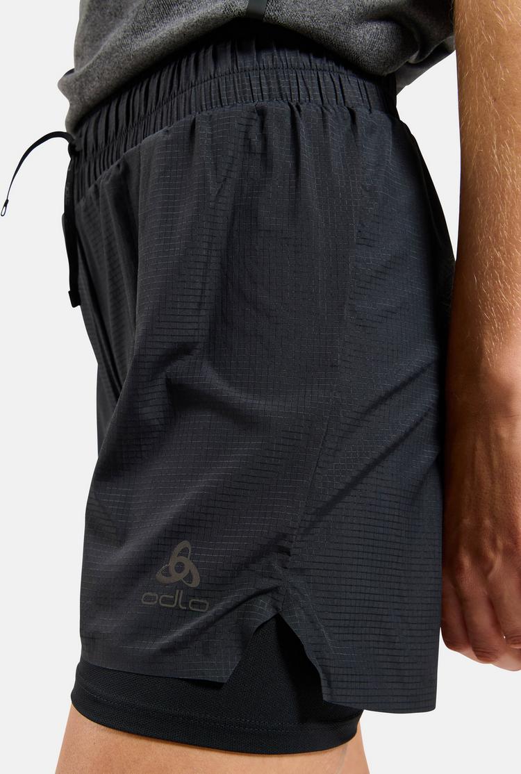 Odlo Odlo ZEROWEIGHT 3 INCH Laufshorts Damen - black - 5 | SportScheck