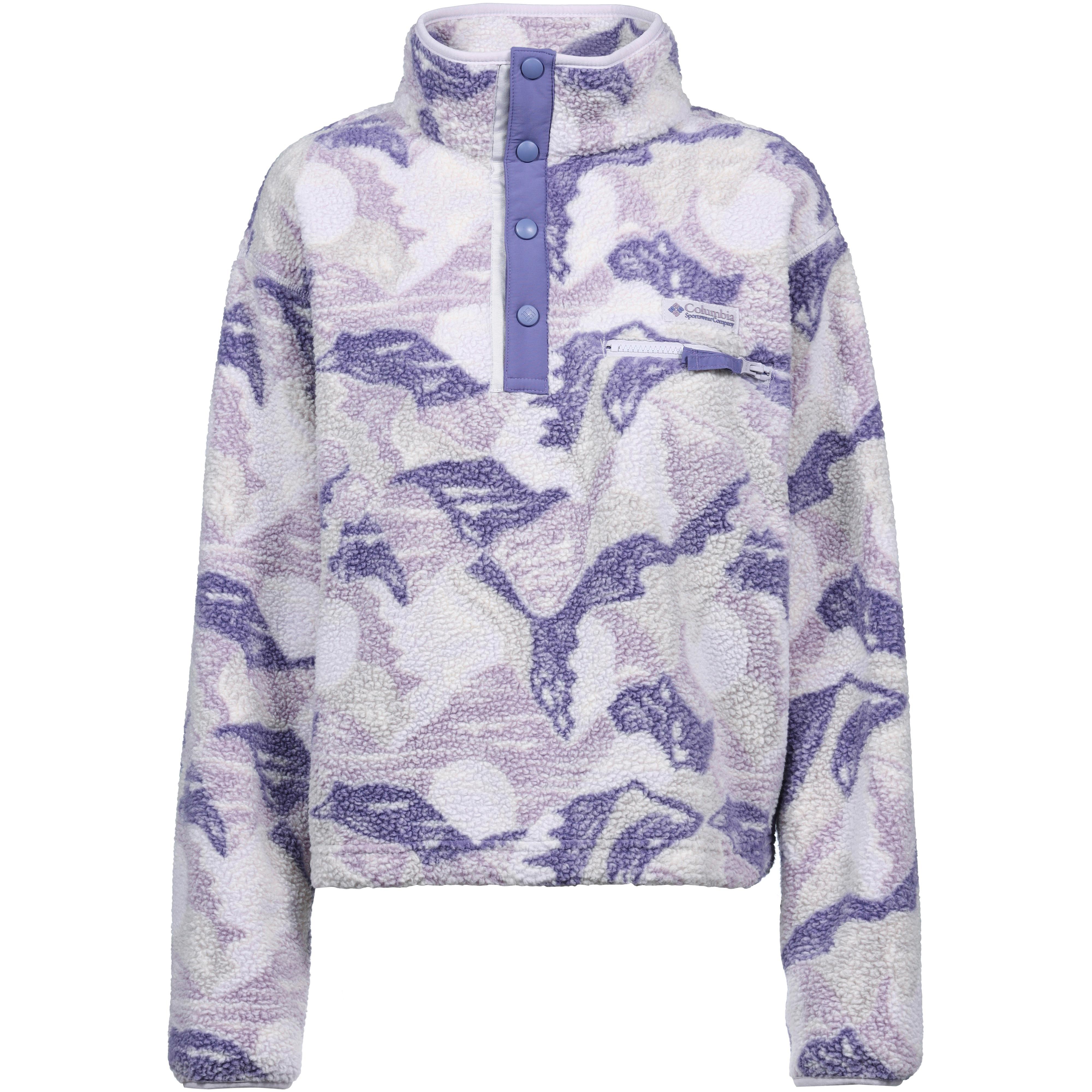 Columbia Fleeceshirt Stehkragen Fleece Lila