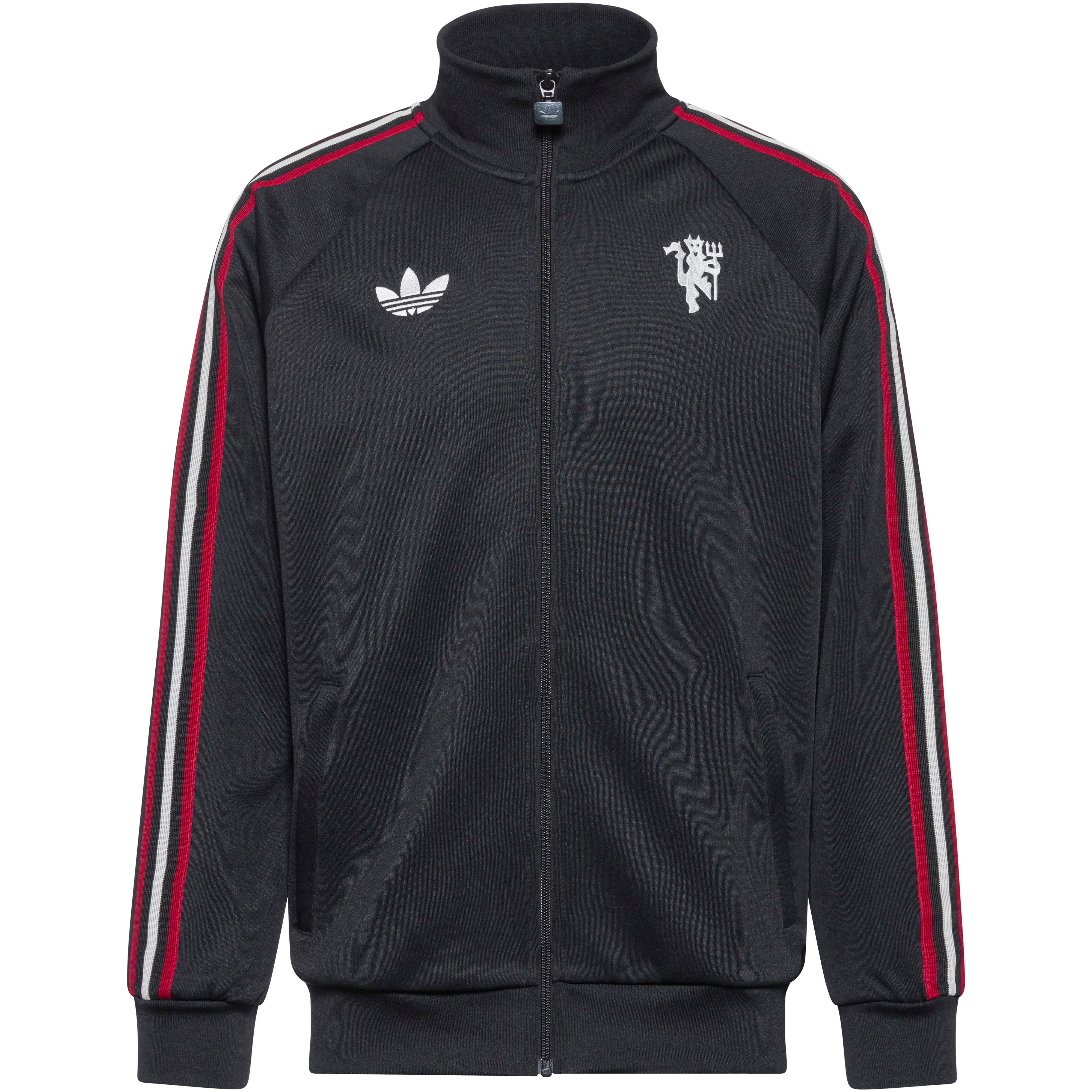 Adidas Trainingsjacke Manchester United Polyester-Baumwolle Schwarz