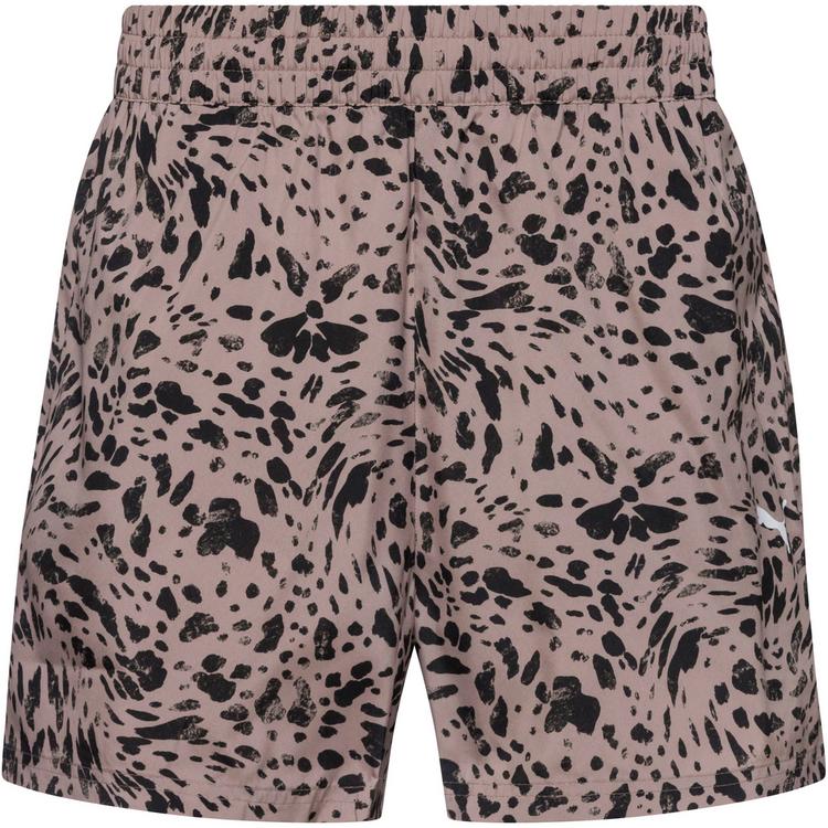 PUMA PUMA ESSientell Animal High-Rise Shorts Damen - sandstone - 0 | SportScheck