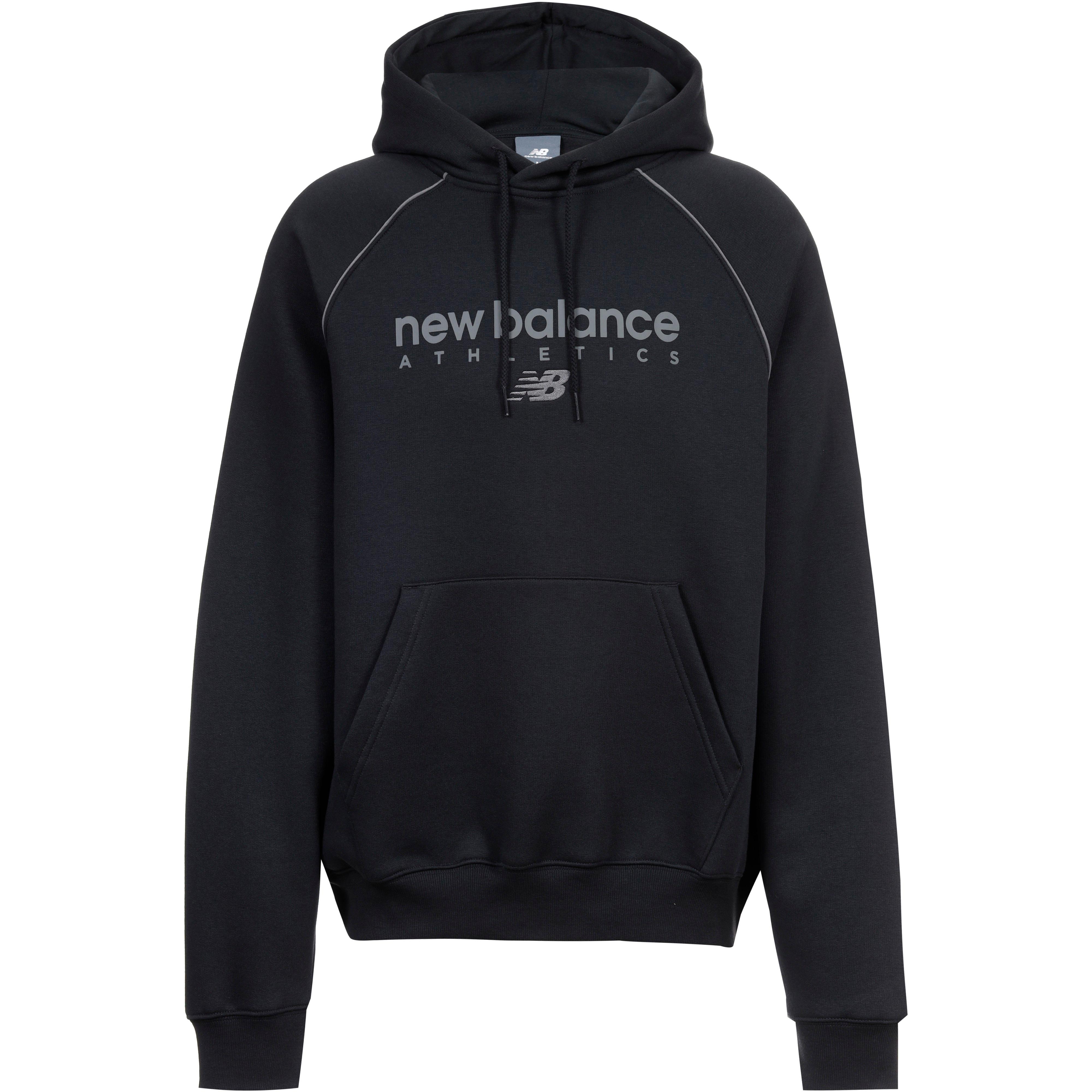 New Balance Hoodie New Balance Baumwolle-Polyester Schwarz