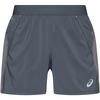 ASICS ROAD 5IN Laufshorts Herren - clay grey-steel grey-illuminate green