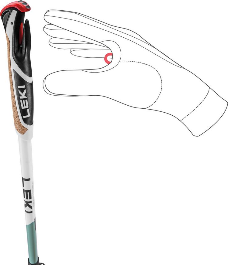 LEKI LEKI Spin Shark SL Stock Damen - wei&szlig;-gr&uuml;n - 2 | SportScheck