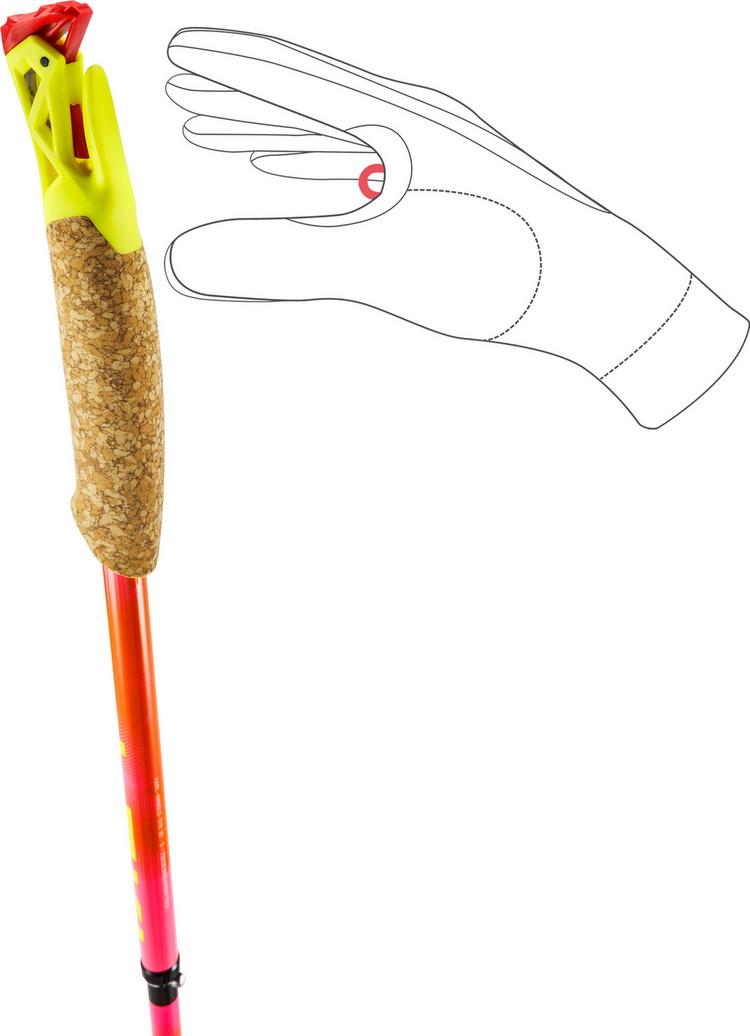 LEKI LEKI Ultratrail FX.One SL Stock - pink-orange - 5 | SportScheck