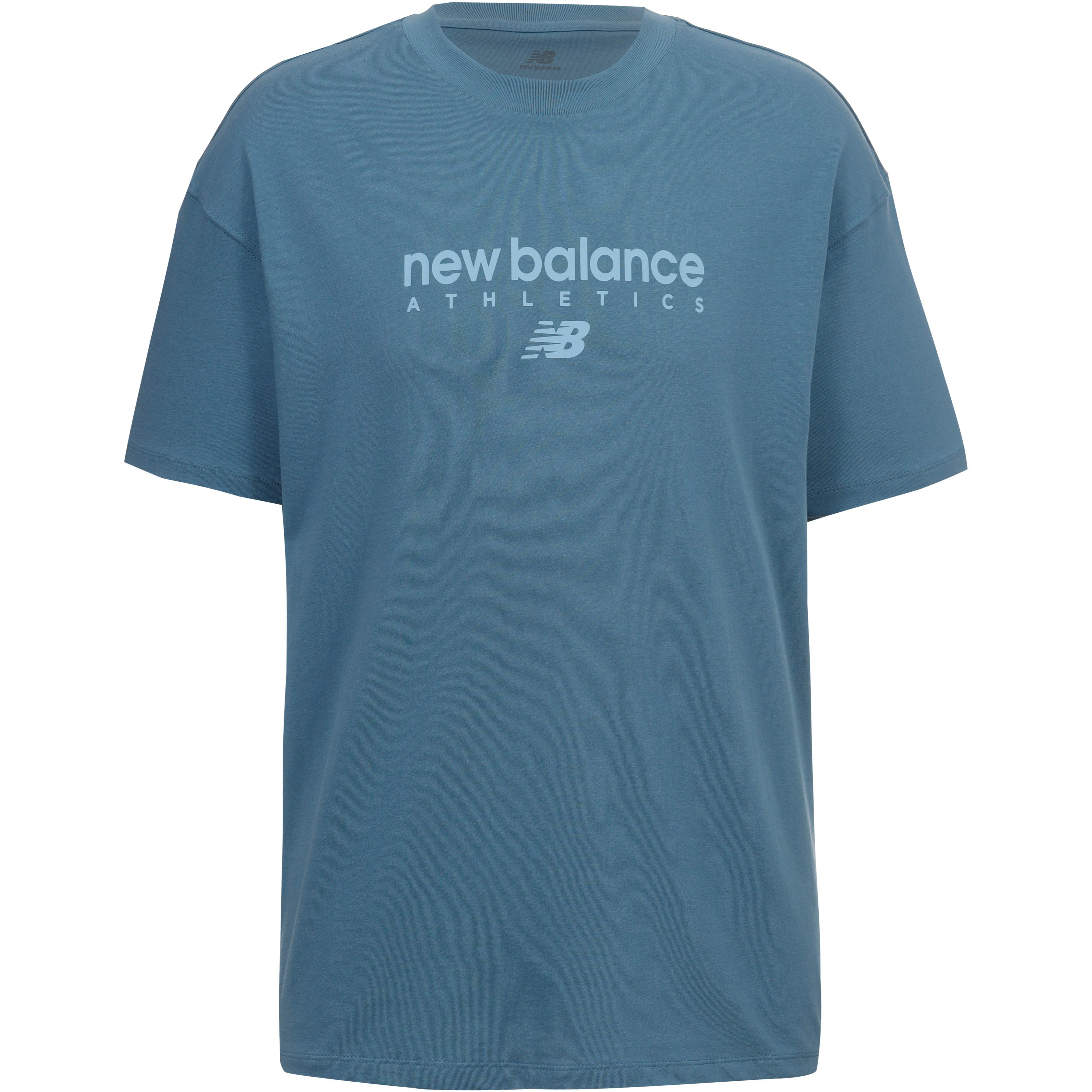 New Balance T-Shirt New Balance Baumwolle Grün