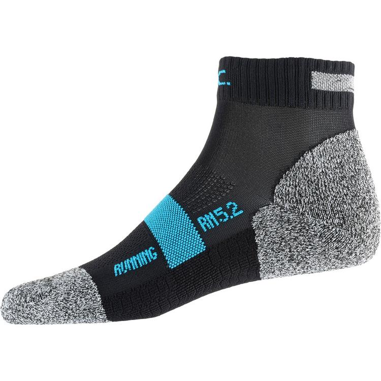 P.A.C. P.A.C. Reflective Pro Short Socken Damen - black-cyan - 0 | SportScheck
