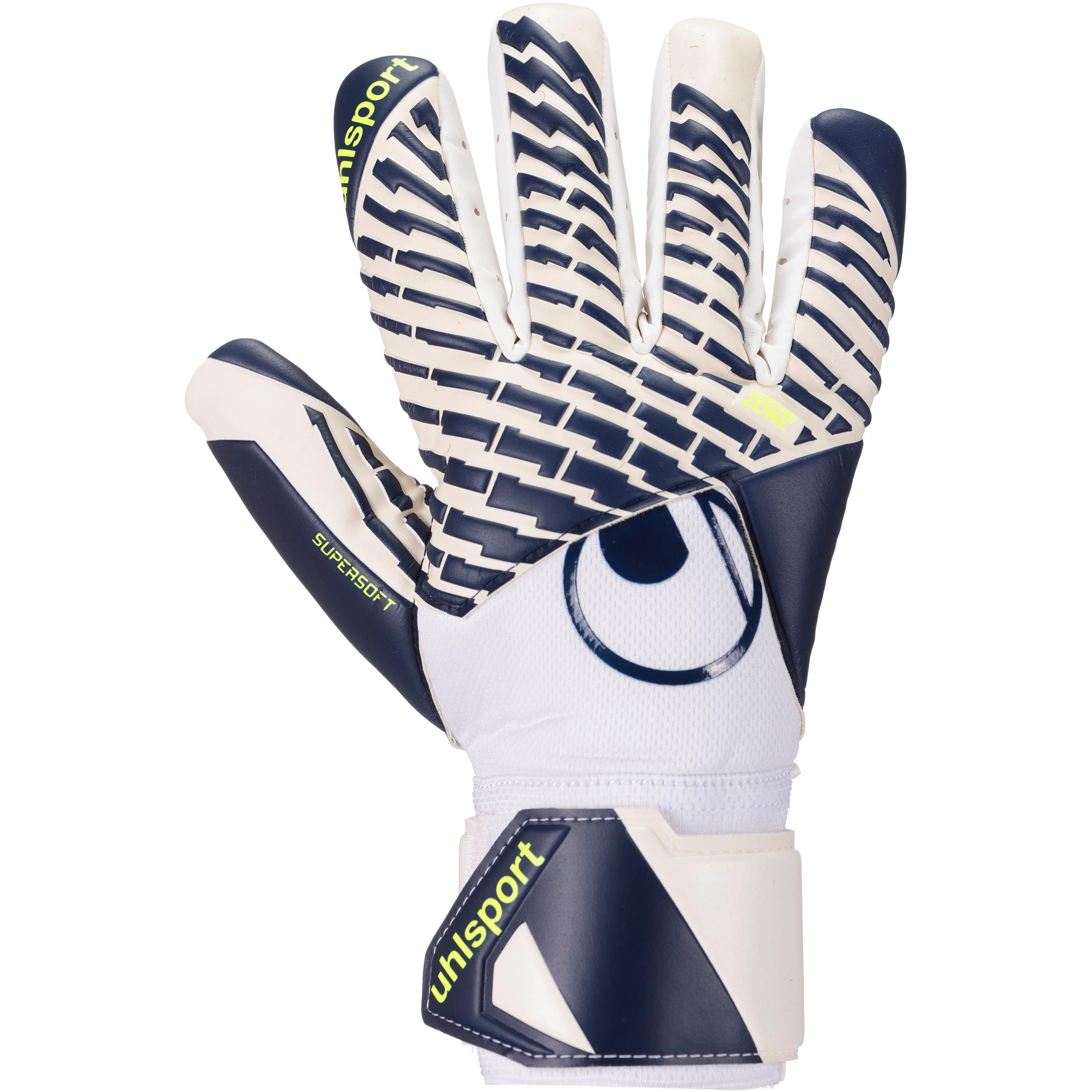 uhlsport Torwarthandschuhe Supersoft HN Latex Weiss