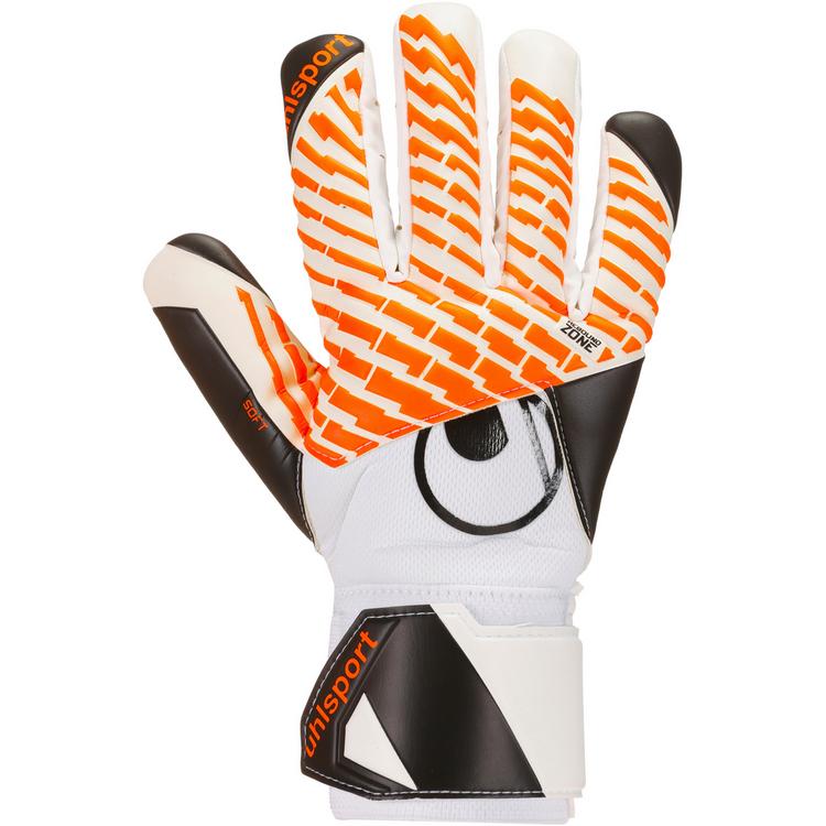 Uhlsport Uhlsport FM Soft HN Comp Torwarthandschuhe Kinder - wei&szlig;-schwarz-fluo orange - 0 | SportScheck