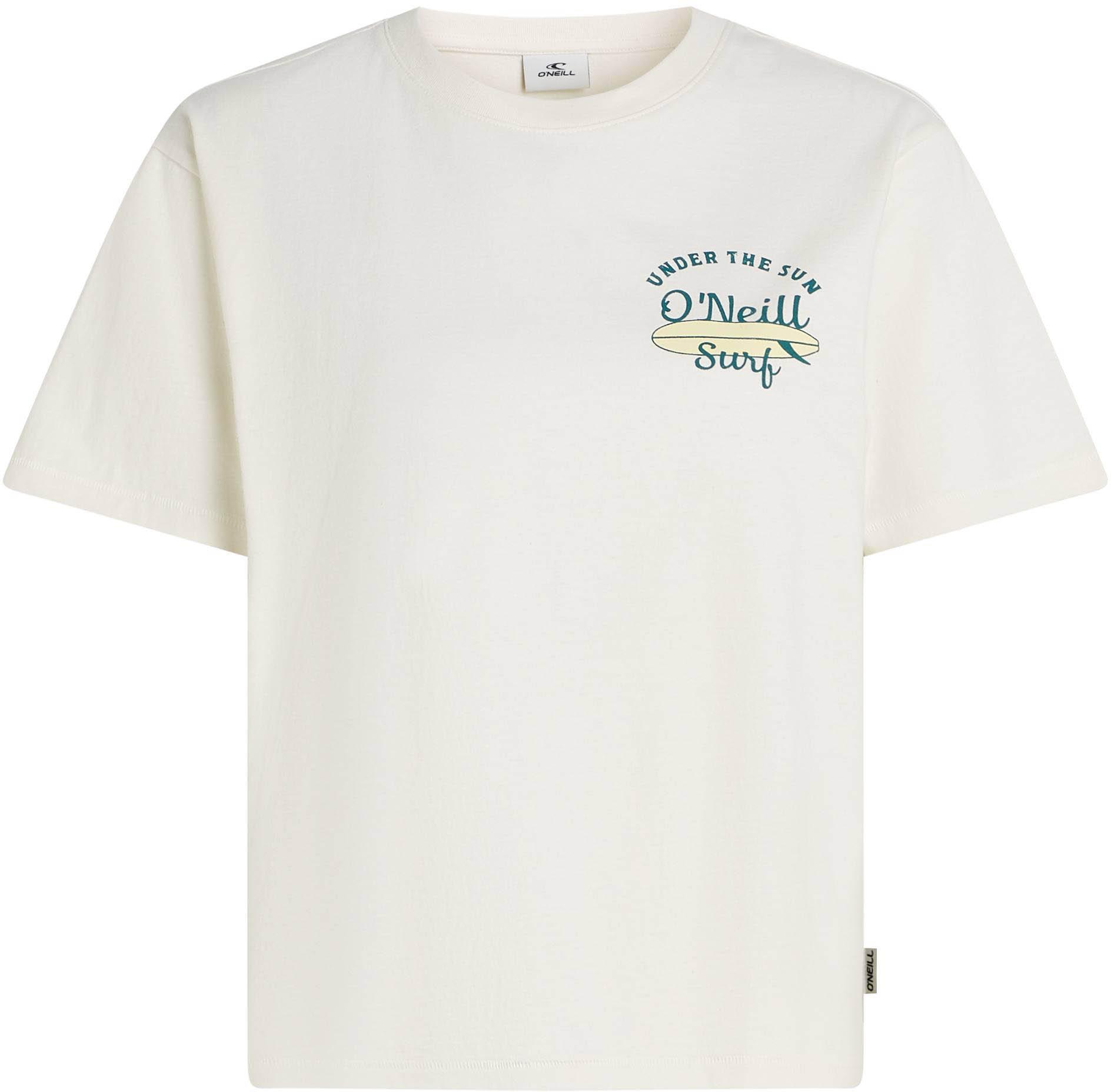 O'Neill T-Shirt Rückenprint Baumwolle Weiß