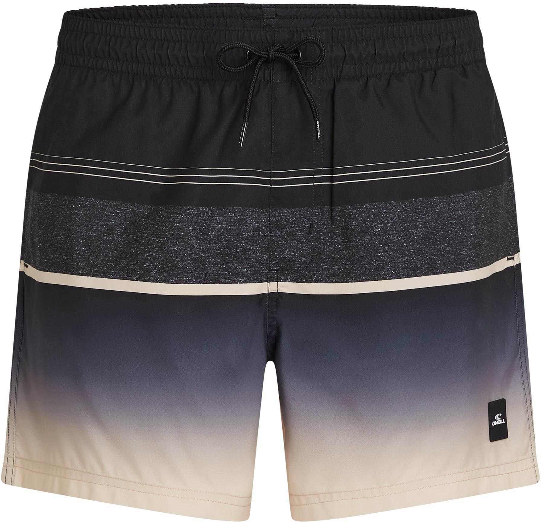 O'Neill Badehose Gradient Streifen Polyester Schwarz