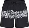 O'NEILL UNI FLOWER 16" Badehose Herren - black tropical stripe