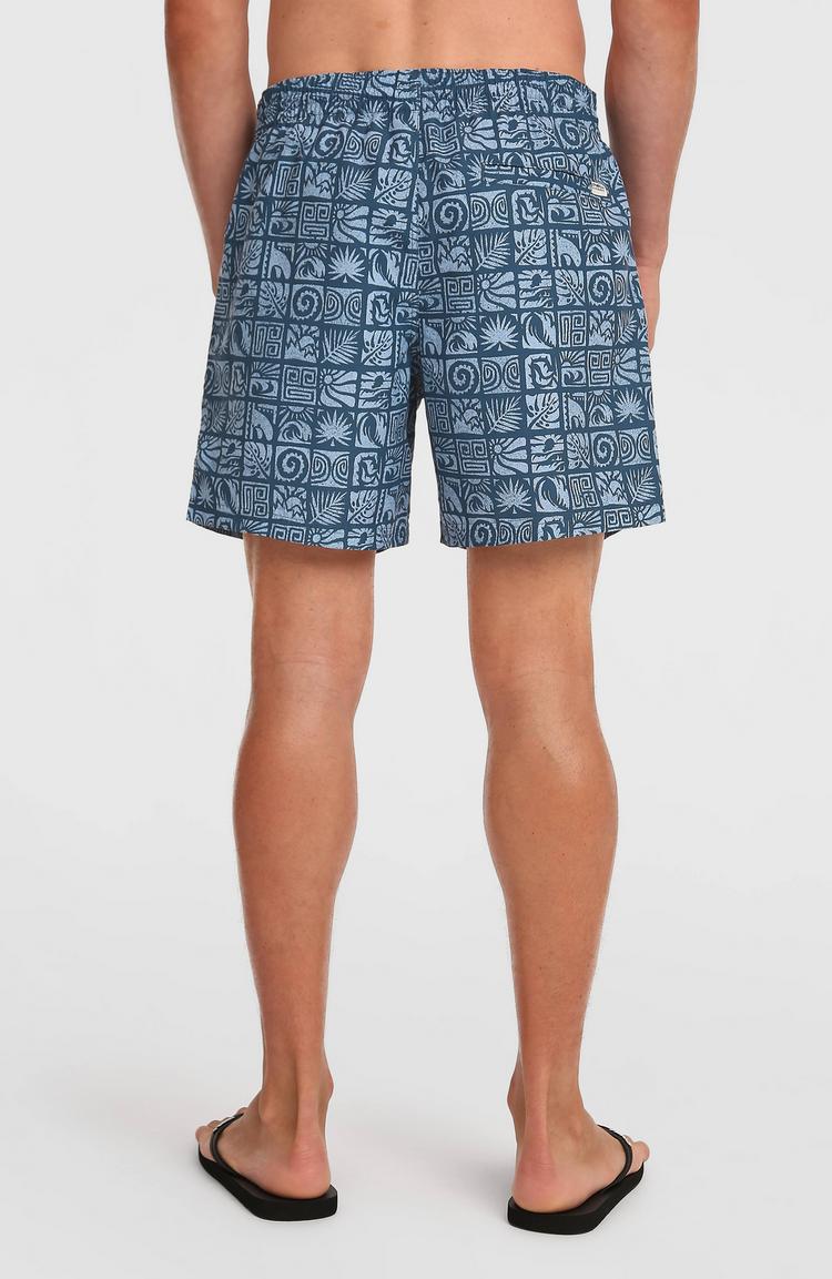 O'NEILL O'NEILL PRINT 16 Badehose Herren - dark blue bricks - 1 | SportScheck