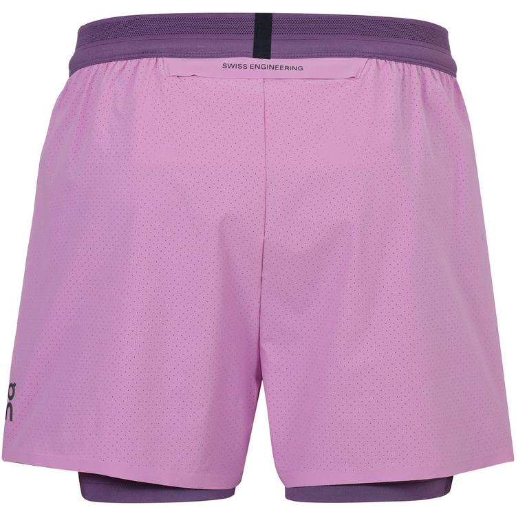 On On 3" Performance 2-1 Shorts Funktionsshorts Damen - sakura-dewberry - 0 | SportScheck