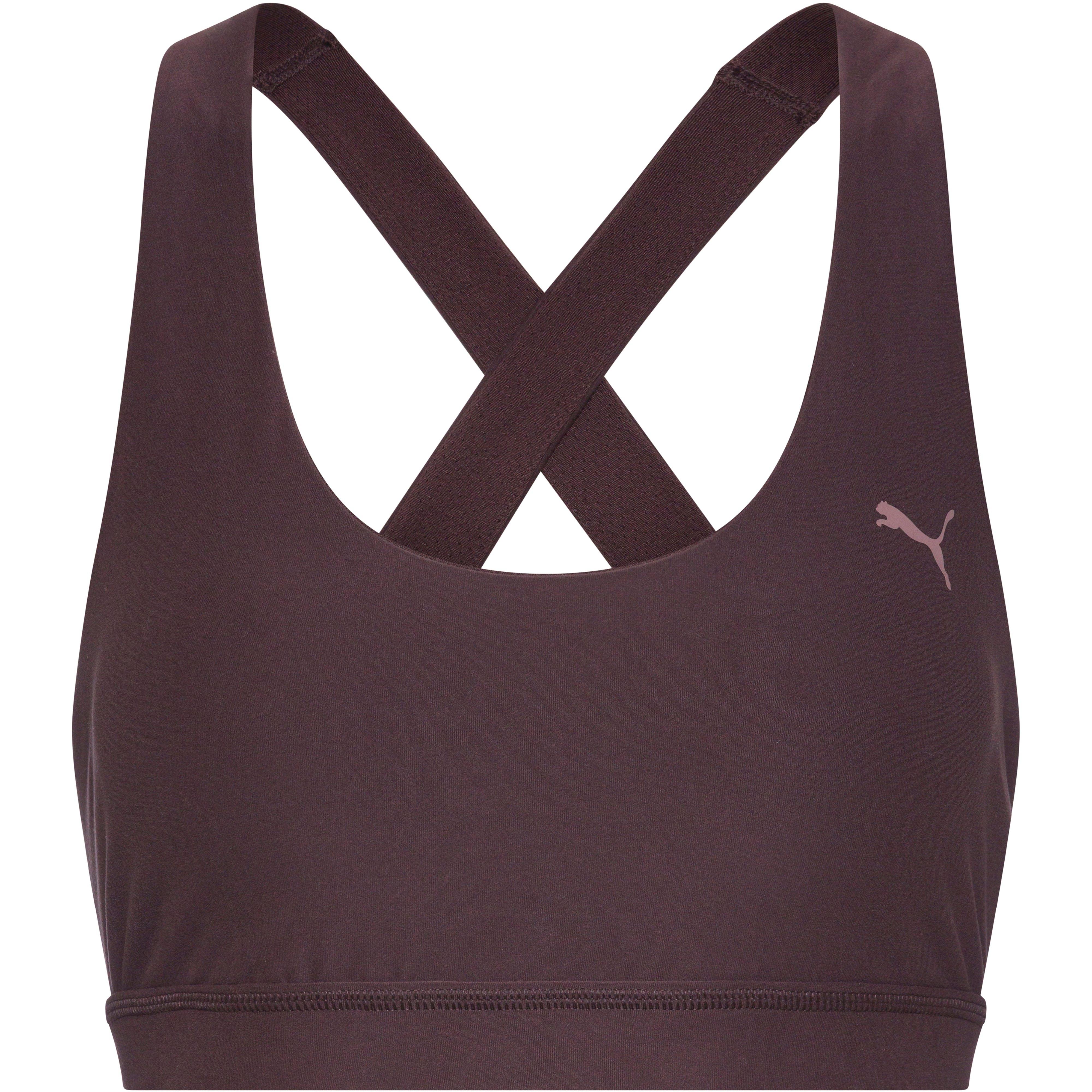 Puma Sport-BH Medium Support Polyester-Elasthan Braun