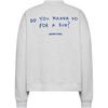 Another Cotton Lab Wanna Go Washed Sweatshirt - grey