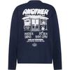 Another Cotton Lab Another Corner Langarmshirt - blue