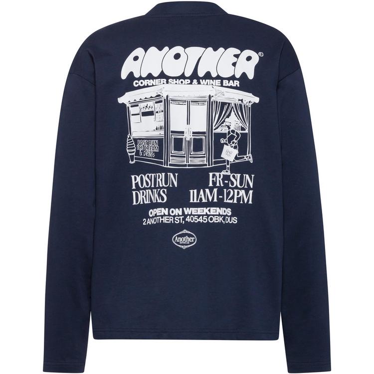 Another Cotton Lab Another Cotton Lab Another Corner Langarmshirt - blue - 0 | SportScheck