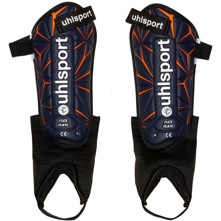 Uhlsport Uhlsport Flex Plate Schienbeinschoner - marine-fluo orange-wei&szlig; - 0 | SportScheck