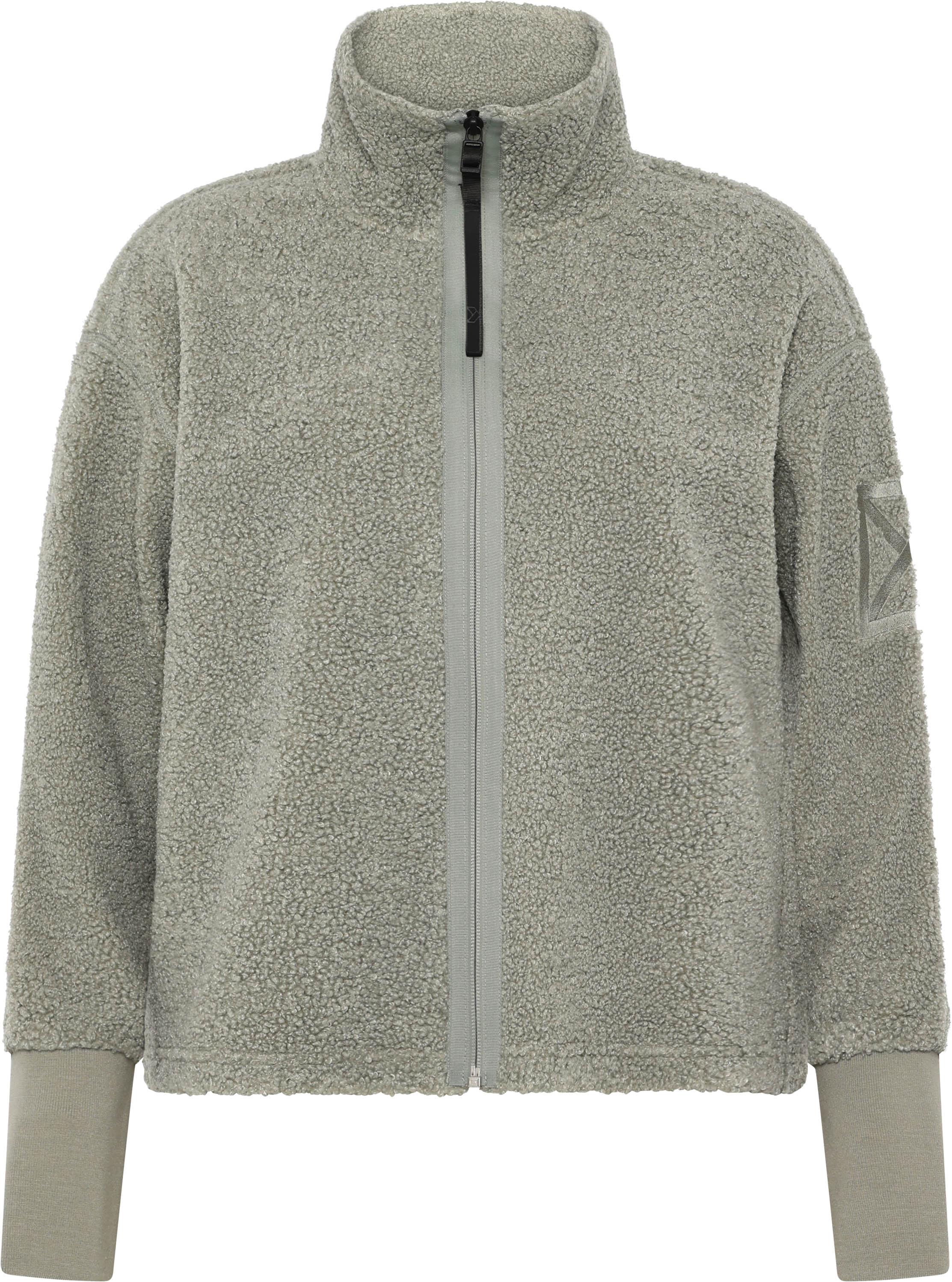 Didriksons Fleecejacke Teddy-Fleece Polyester-Polyamid Grün