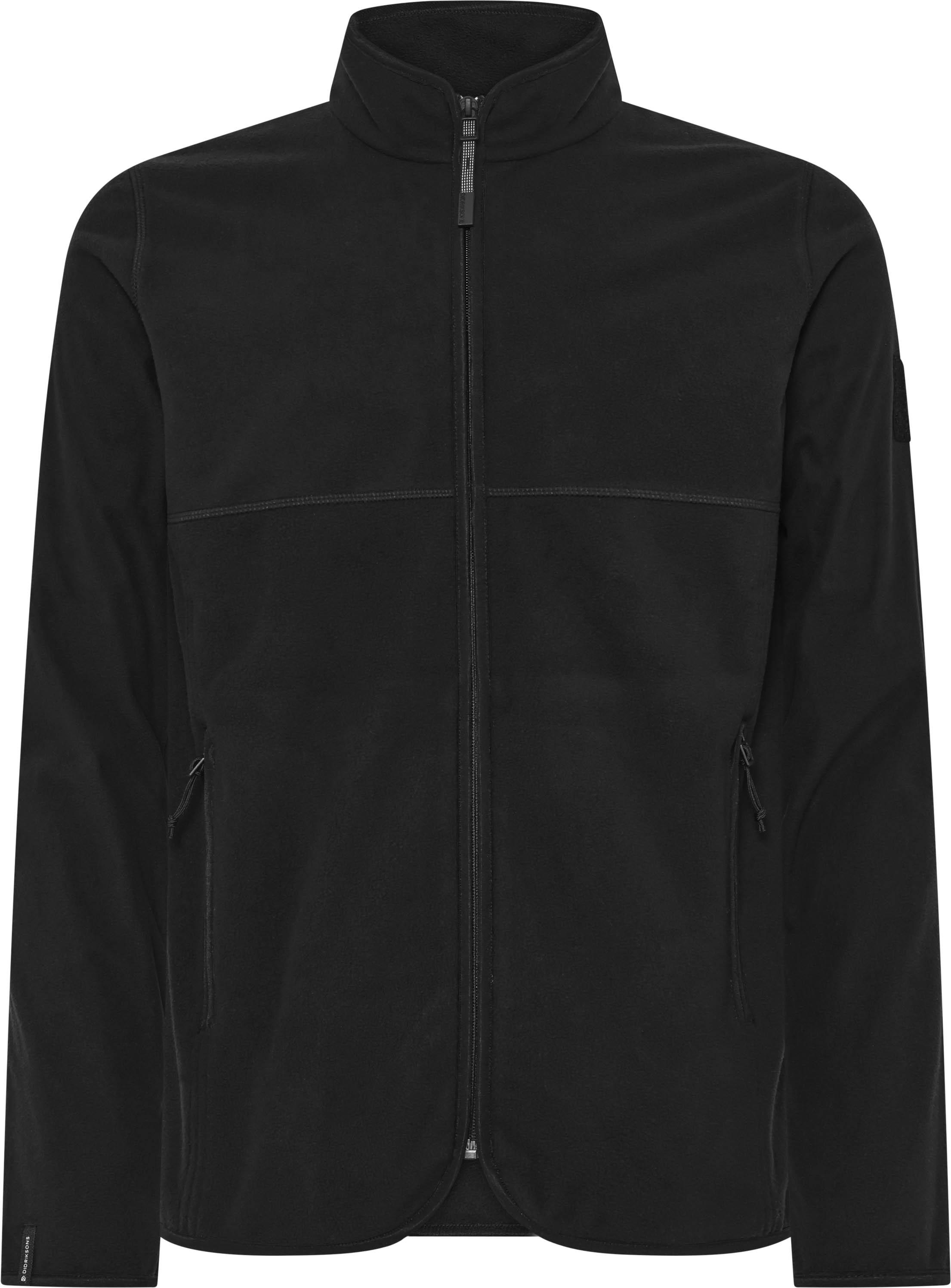 Didriksons Fleecejacke HANS Fleece Schwarz