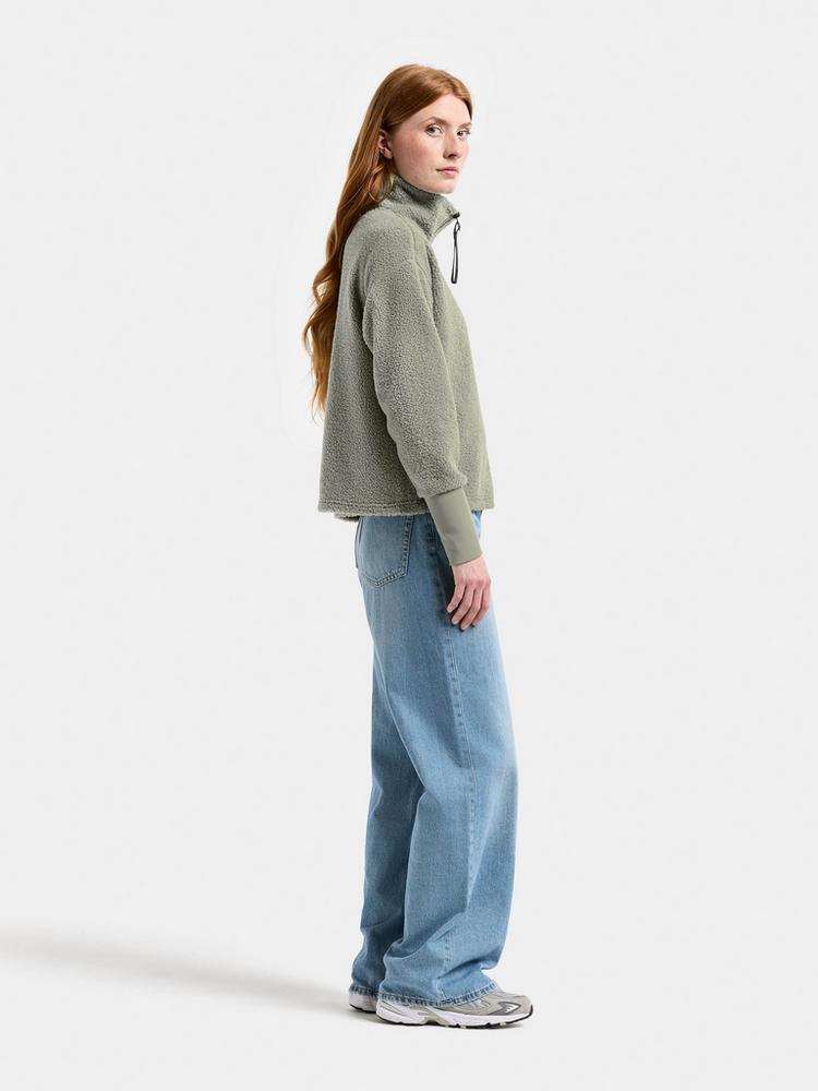Didriksons Didriksons ALEXA 3 Fleecejacke Damen - wilted leaf - 4 | SportScheck