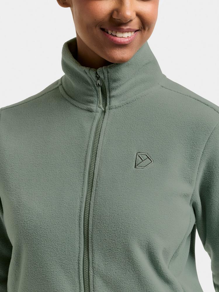 Didriksons Didriksons VIONA Fleecejacke Damen - light moss - 5 | SportScheck