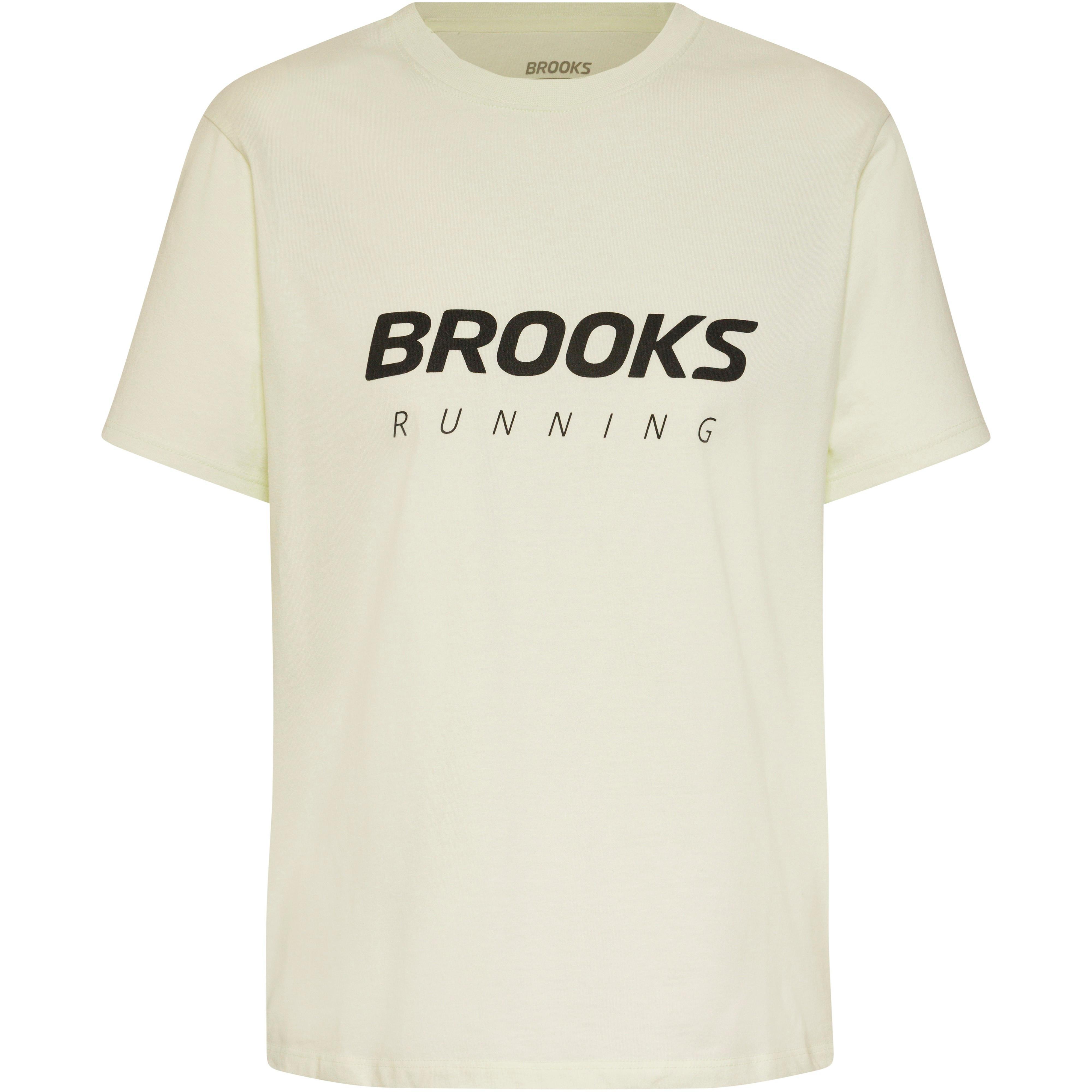 Brooks Sportshirt Graphic Kurzarm Gelb